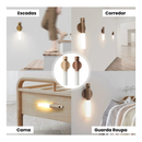 KIT 2 Luz Noturna Inteligente com Sensor LED Lâmpada Magnética Recarregável De Parede ou Cabeceira para Casa MT318 ( 6 )