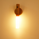 KIT 2 Luz Noturna Inteligente com Sensor LED Lâmpada Magnética Recarregável De Parede ou Cabeceira para Casa MT318 ( 6 )